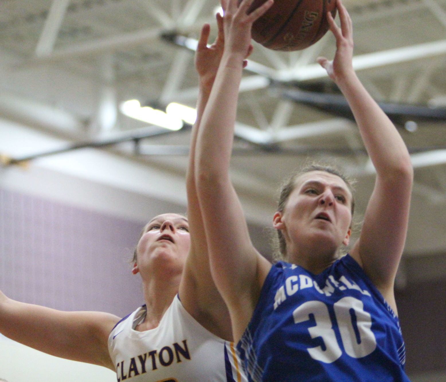 Clayton vs McDonell girls basketball 3-1-18